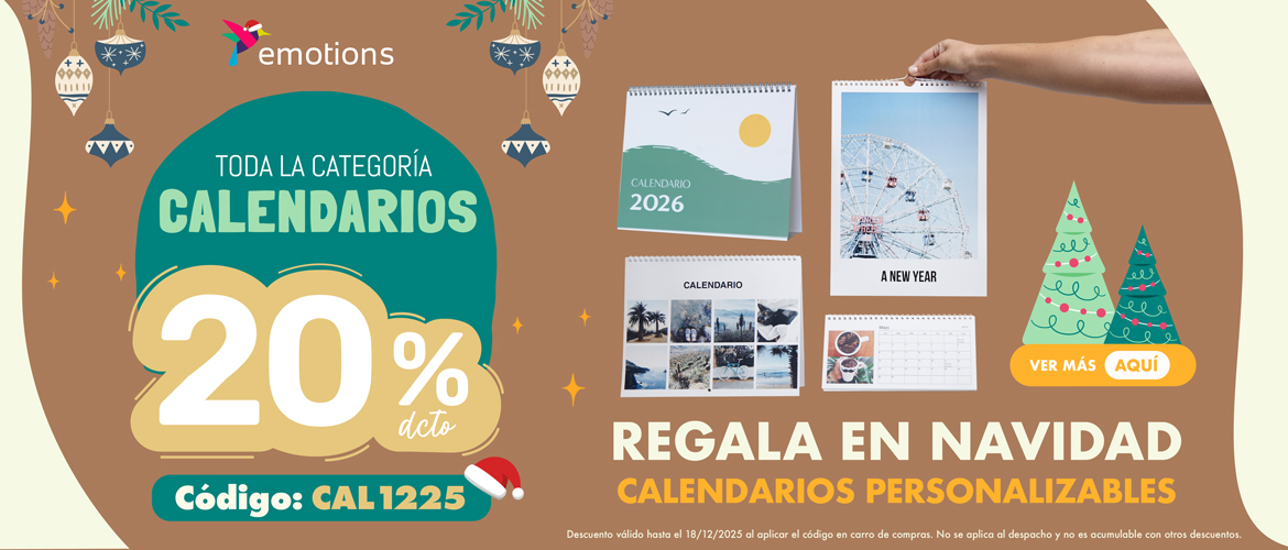 20% dcto Calendarios Personalizables 20% dcto Calendarios Personalizables