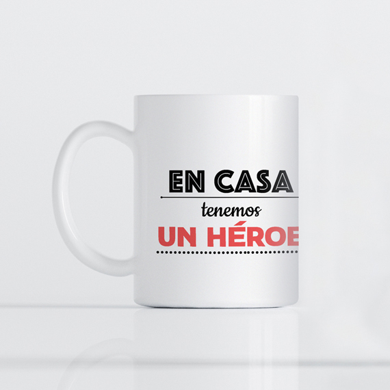Tazón No Personalizado Papá Héroe
