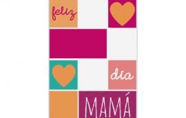 Tarjeta Díptica Mamá 1 Vertical (10 unidades)