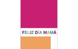 Tarjeta Díptica Mamá 2 Vertical (10 unidades)