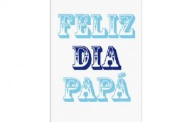 Tarjeta Díptica Papá 4 Vertical (10 unidades)