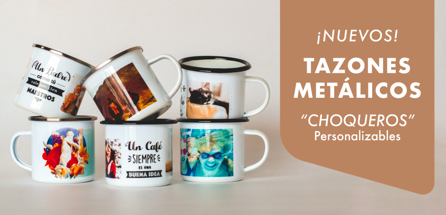 Beber y Mesa» Tazones y Mugs Metálicos