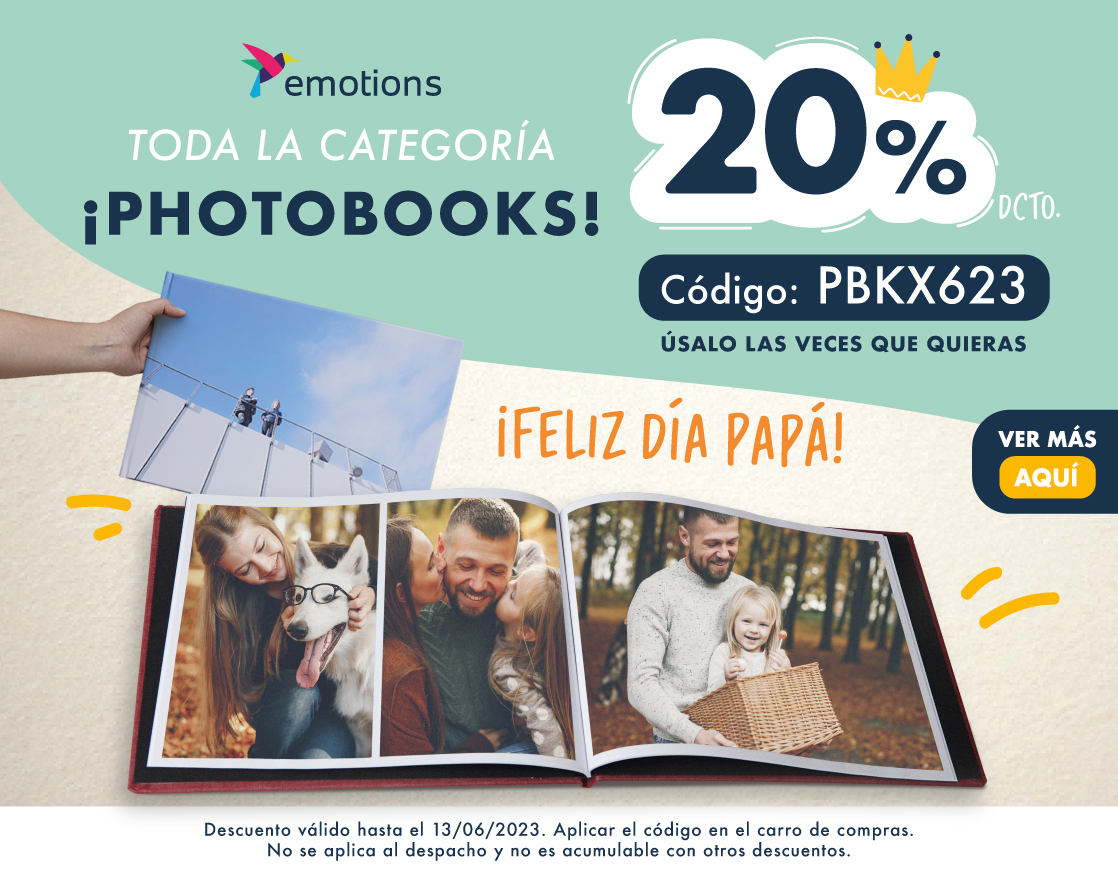 20% dcto. Photobook