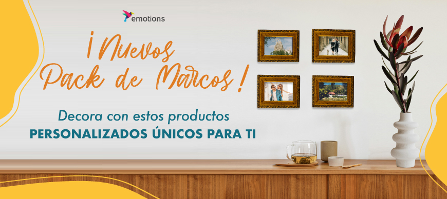 Decoración Hogar» Pack de Marcos de Fotos