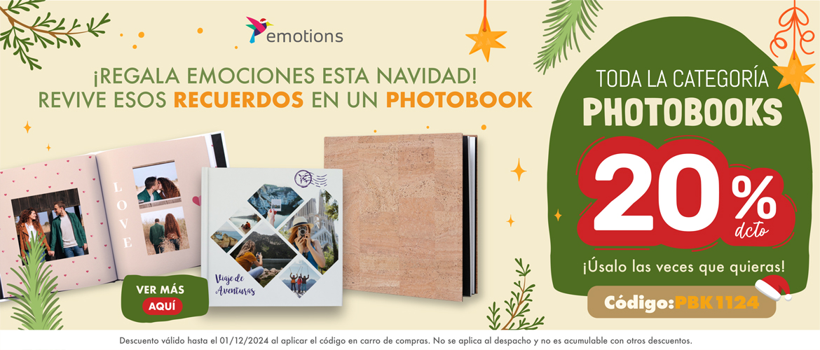 20% dcto Photobooks