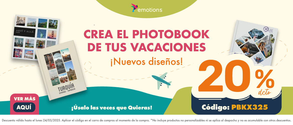 20% dcto Photobooks