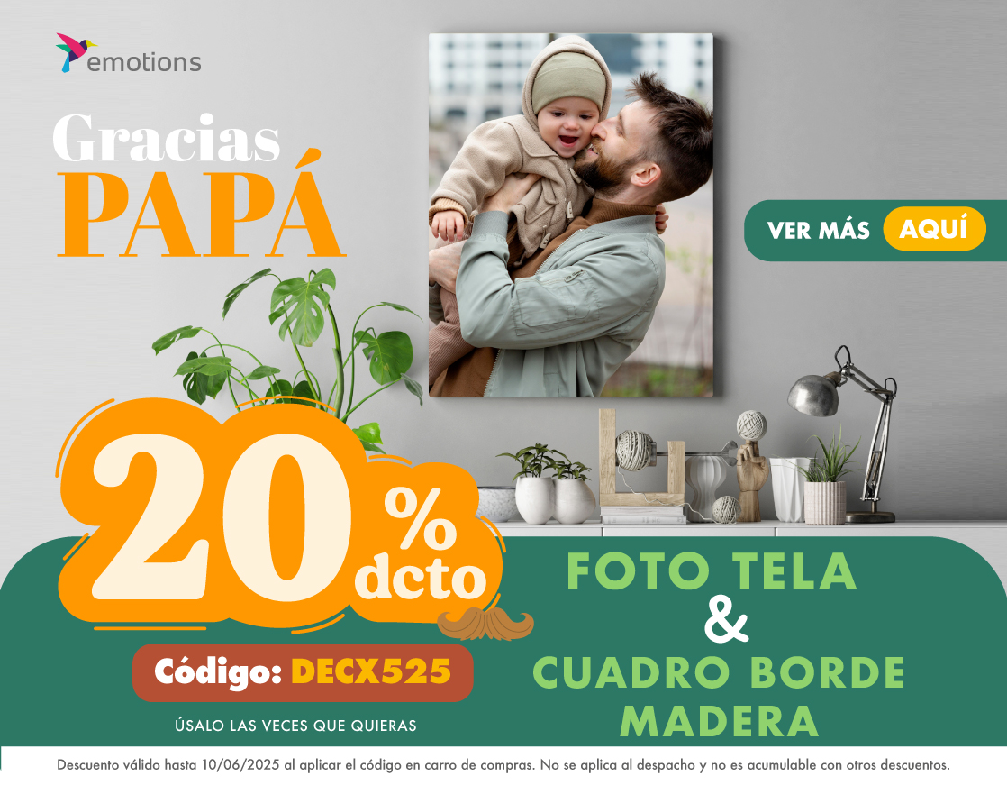 20% dcto. en Cuadros Personalizables