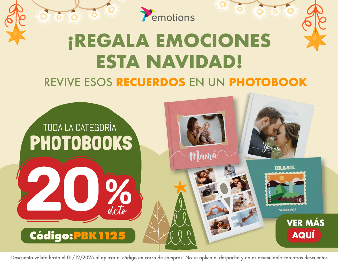 20% dcto Photobooks