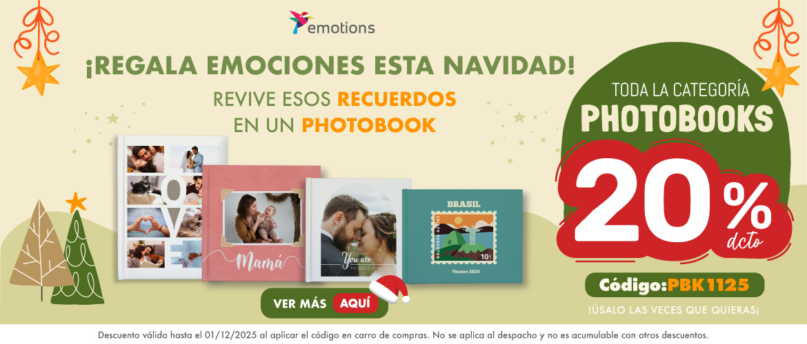 20% dcto Photobooks