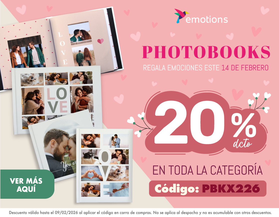 20% dcto Photobooks