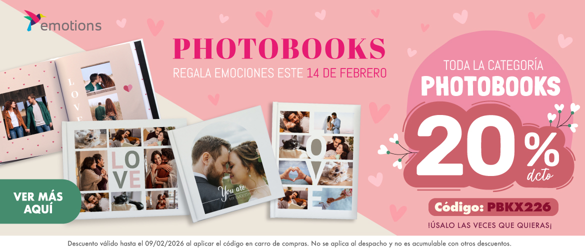 20% dcto Photobooks