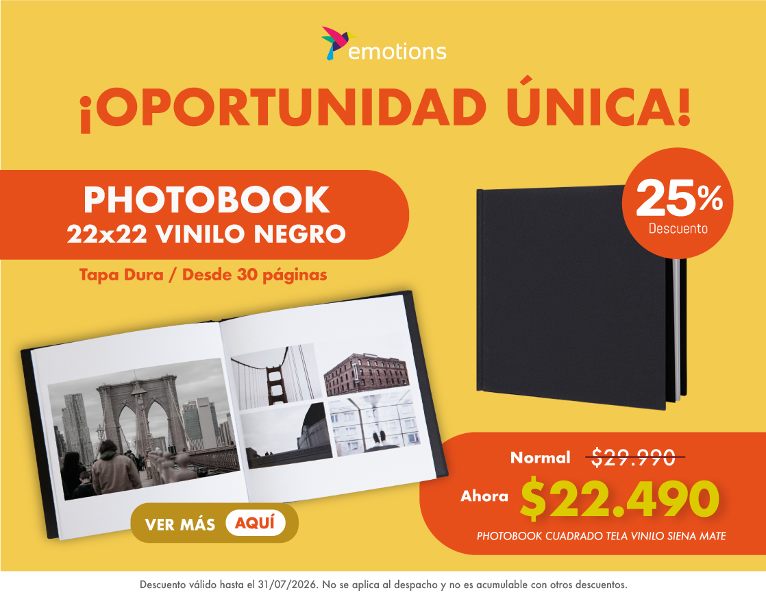 Descuento Photobook Vinilo