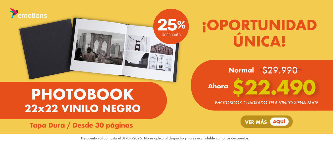 Descuento Photobook Vinilo