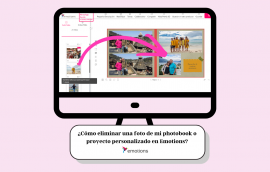 ¿Cómo eliminar una foto de mi photobook o proyecto personalizado en Emotions?
